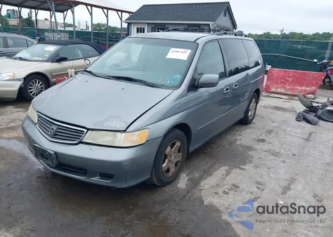 2000 Honda Odyssey Ex z USA, uszkodzony, nr VIN 2HKRL1863YH502965